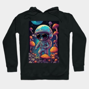 Techno Astronaut T-Shirt - Techno Organism - Catsondrugs.com - Techno, rave, edm, festival, techno, trippy, music, 90s rave, psychedelic, party, trance, rave music, rave krispies, rave flyer Hoodie